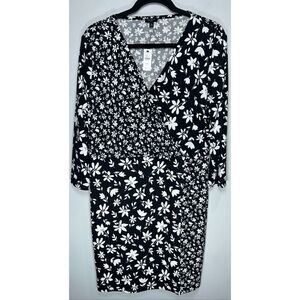 Talbots wrap dress size XL Petite